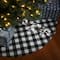 52" General Store Collection Black & White Plaid Tree Skirt